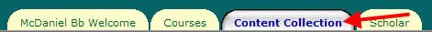 Content Collection Tab